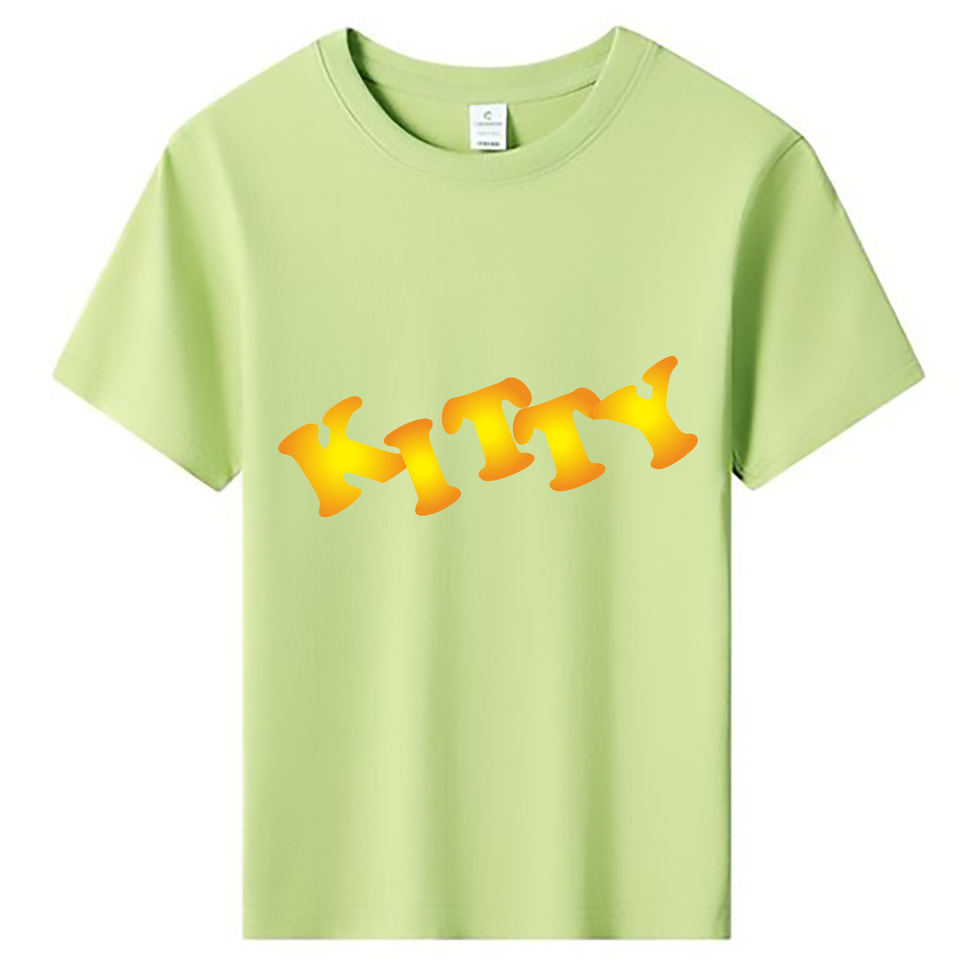 （画像用） Hello Kitty ハローキティ 綿100％キッズTシャツ（フロントプリント）